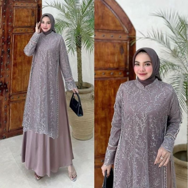 FREDELLA GAMIS PREMIUM armany silk mix brukat