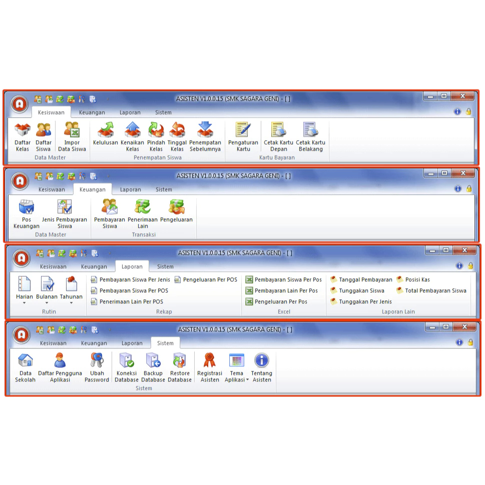 Software Sistem Keuangan Sekolah