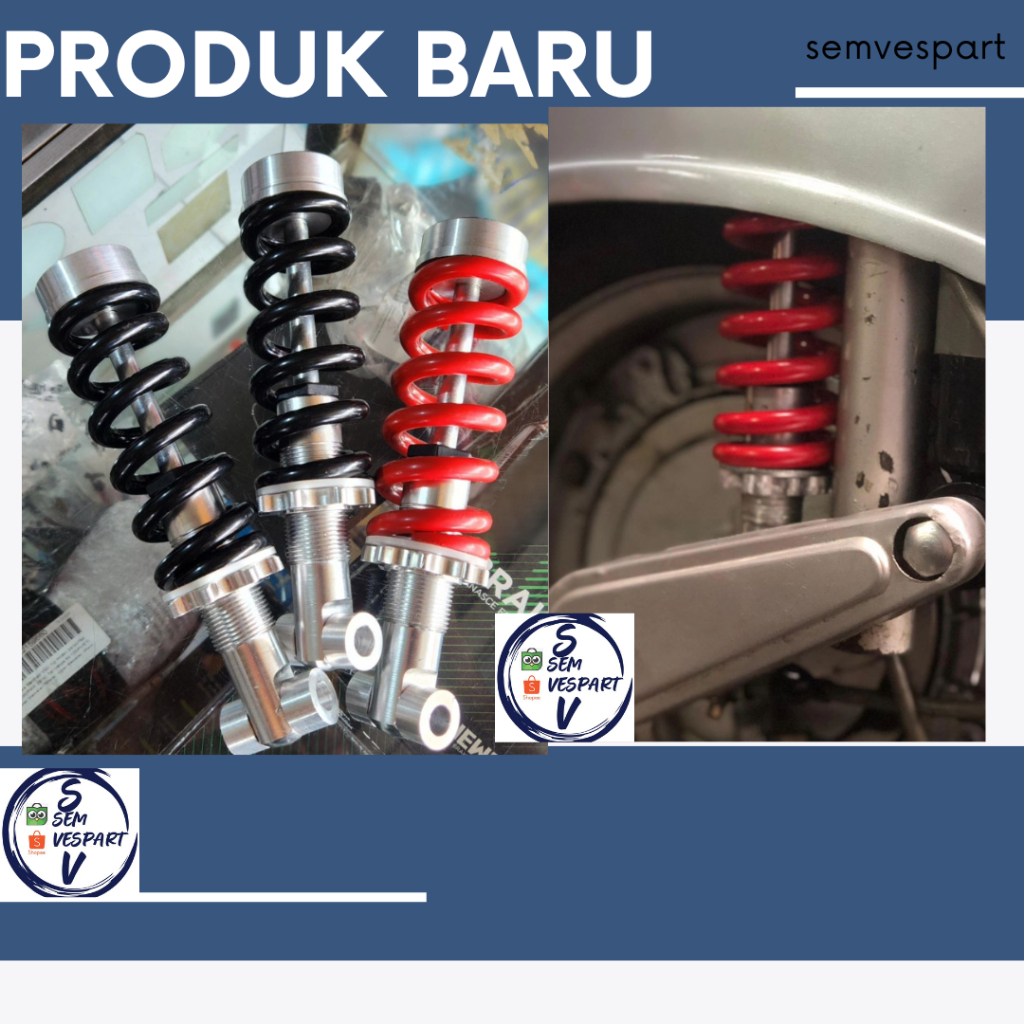 SHOCK per ulir shock depan vespa fork 3