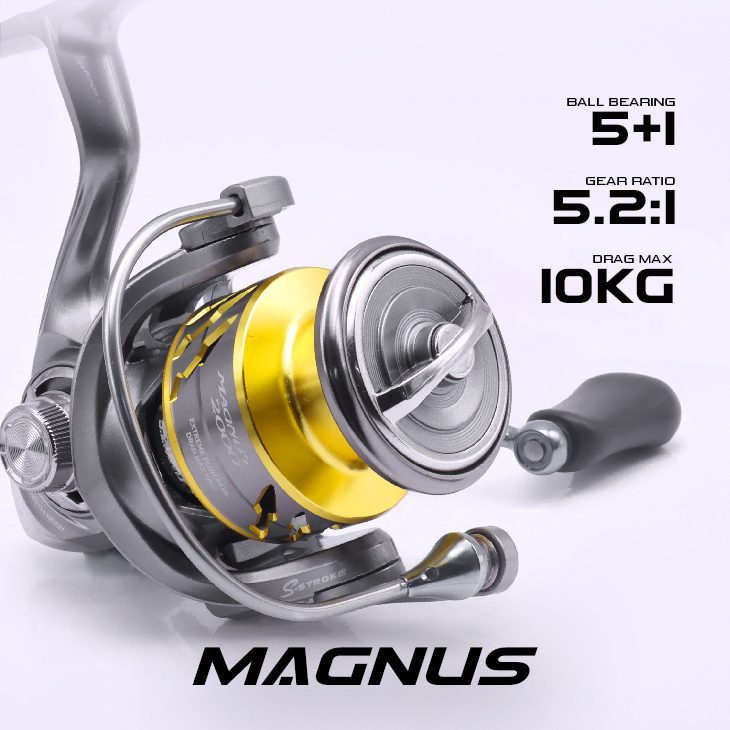 Reel EUPRO MAGNUS Power Handle X-DRag 5+1BB