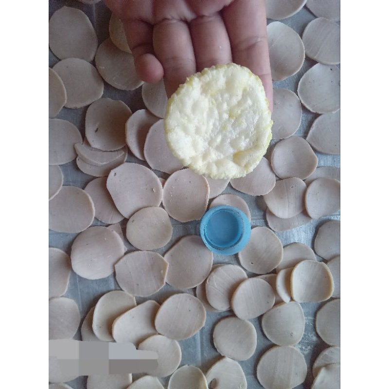 

krupuk koin ikan asli