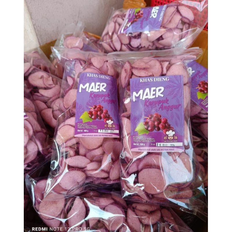 

keripik anggur maer khas dieng 100 gr