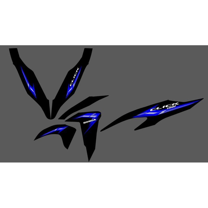 STRIPING TRANSPARAN VARIO LED NEW 125 -150 CUSTOM ORIGINAL CD