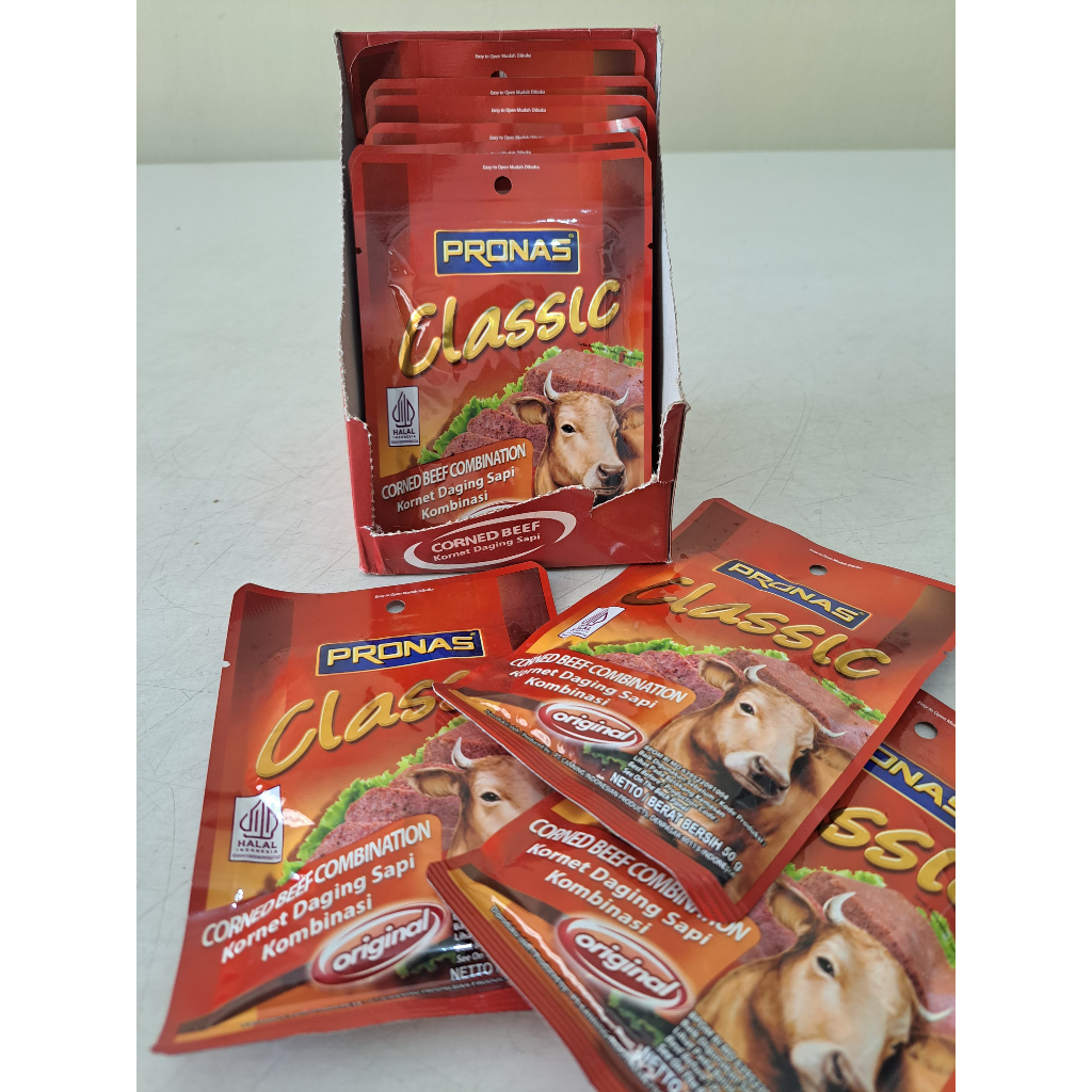 

Pronas Classic Kornet Daging Sapi Kombinasi Original 50 gram