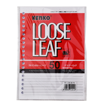 

KENKO - Loose Leaf A5-50 / Kertas Binder