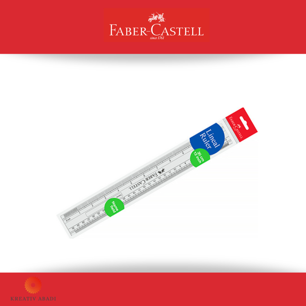 

FABER CASTELL LINEAL RULER 15cm