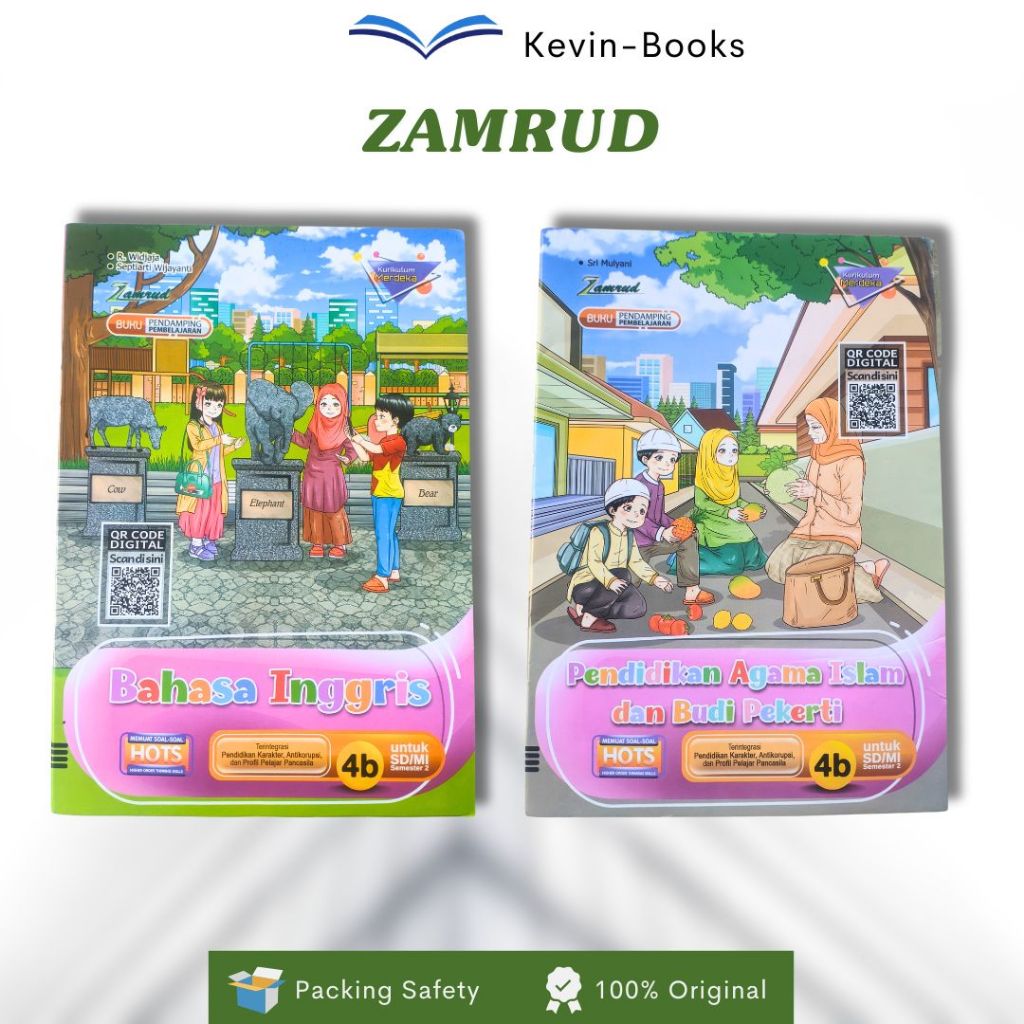 LKS ZAMRUD KELAS 4 SD/MI Semester 2 KURIKULUM MERDEKA|Matematika|IPA|PKN|B.Indonesia