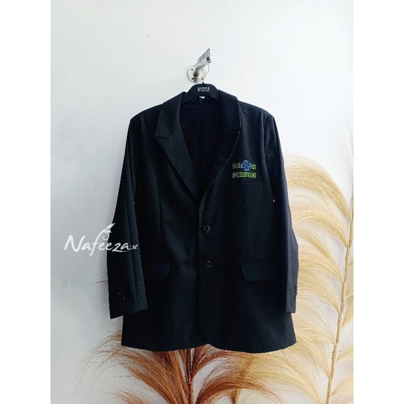 Jas Almamater Sekolah Wisuda SMP SMA Kuliah Blazer Universitas Logo Bordir Seragam Drill