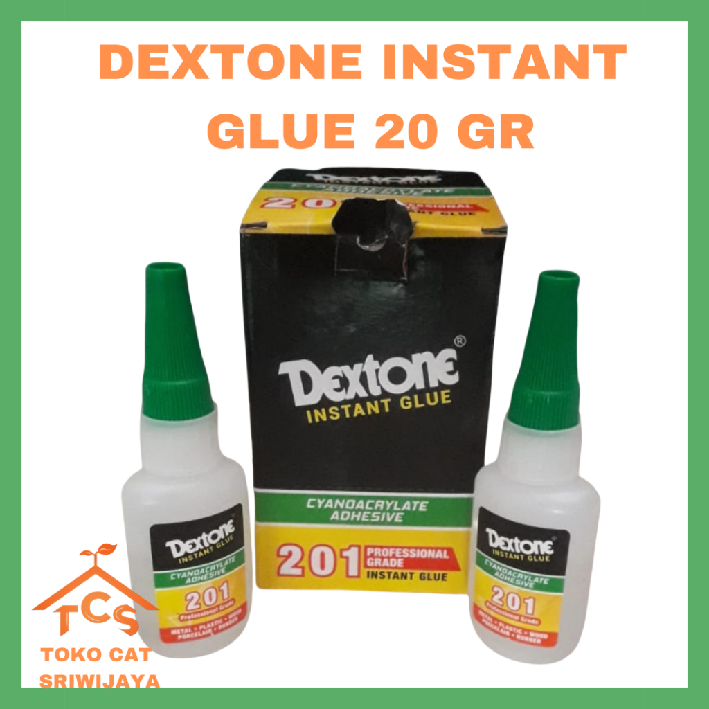 

DEXTONE LEM INSTAN INSTANT GLUE 20 GR PREMIUM TAHAN LAMA