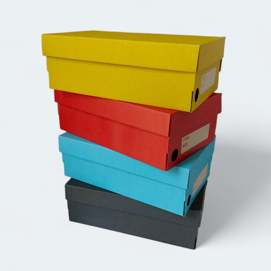 

BOX SEPATU/DUS SEPATU WARNA RED, YELLOW, TOSSCA UK 31X19X11 cm/KARDUS SEPATU/KOTAK SEPATU/INNER BOX SEPATU/BOX SEPATU POLOS/BOX SEPATU