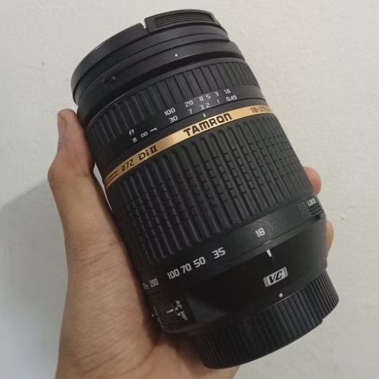 Lensa Tamron sapujagat 18-270mm VC for Nikon mulus murah