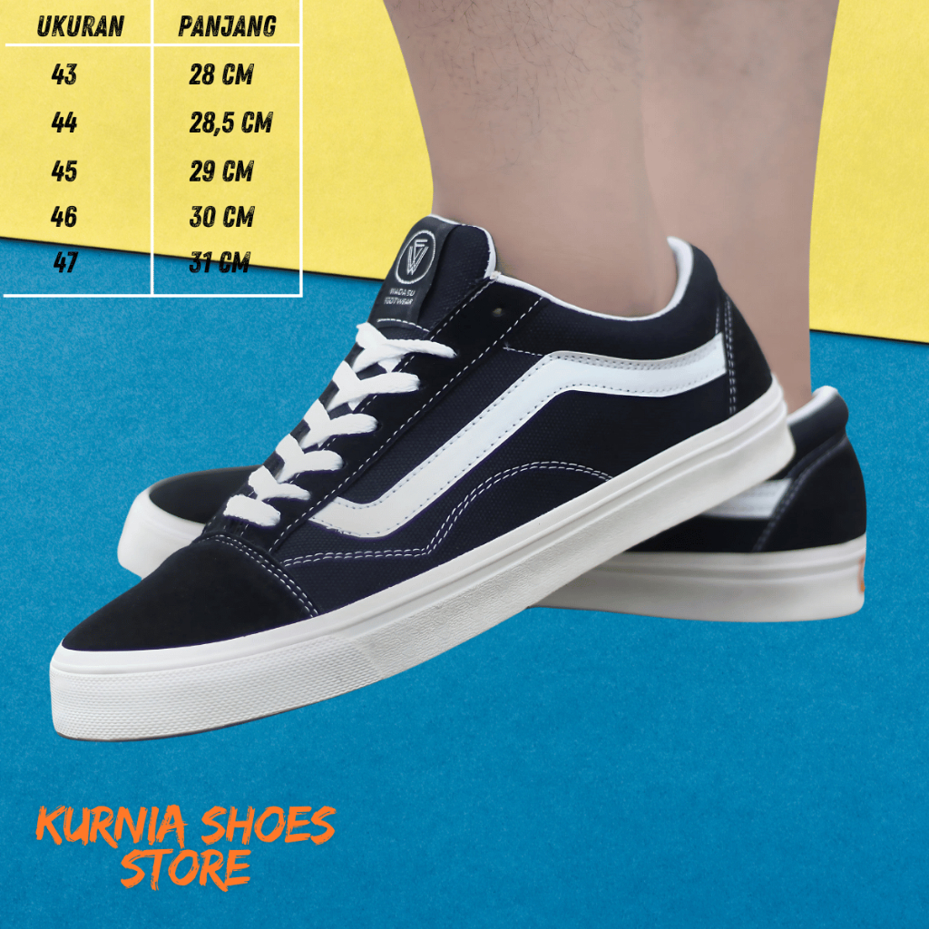 SEPATU SNEAKERS UKURAN JUMBO MURAH TERBARU | SEPATU PRIA UKURAN BESAR | SEPATU SEKOLAH BIG SIZE 44 4