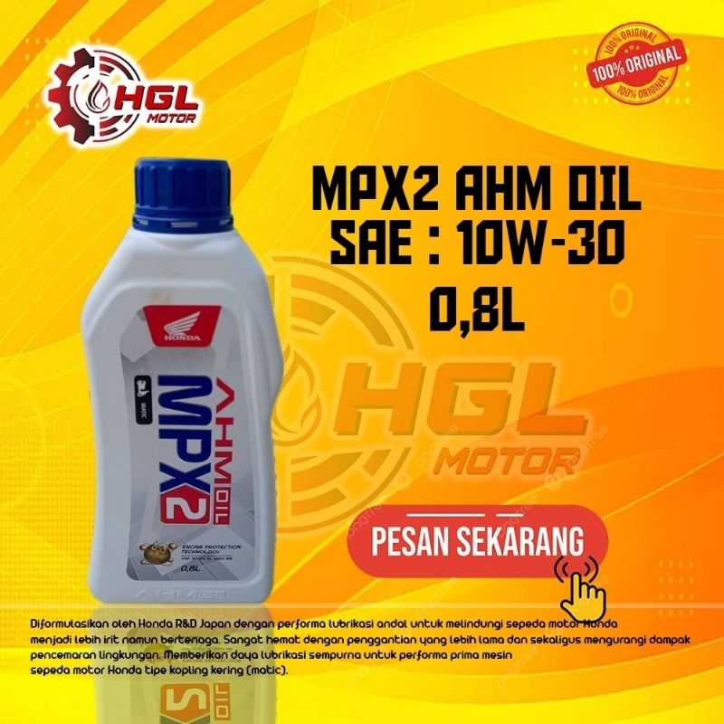 Oli Mpx2 AHM Original Matic Honda