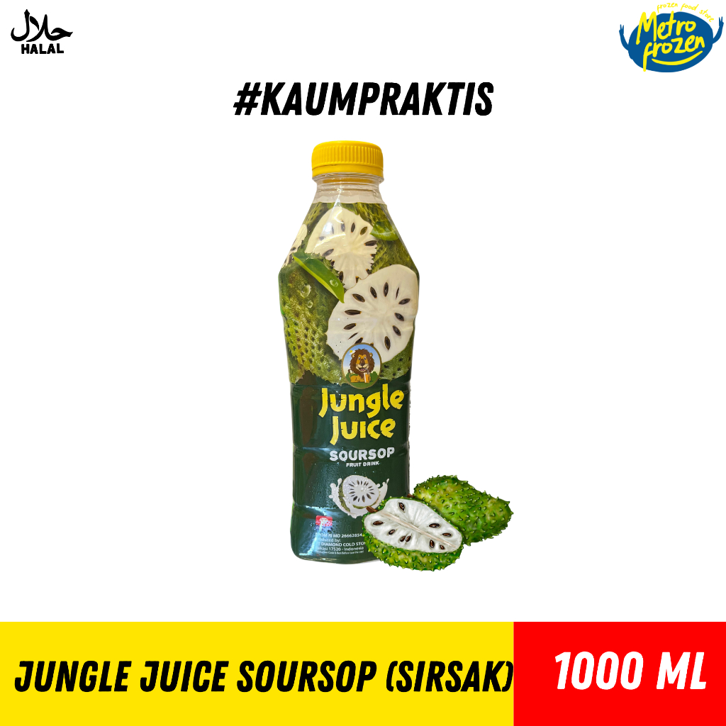 

JUNGLE JUICE SOURSOP// Jungle Juice rasa sirsak// Minuman segar rasa Sirsak 1liter