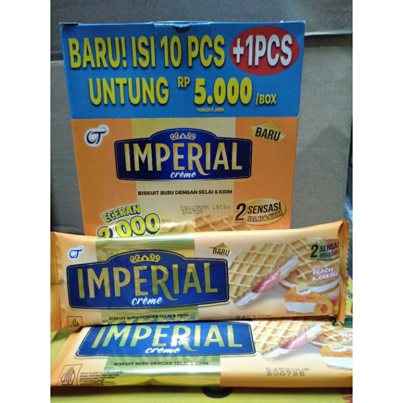 

BISKUIT IMPERIAL CREME ECERAN DUA RIBU