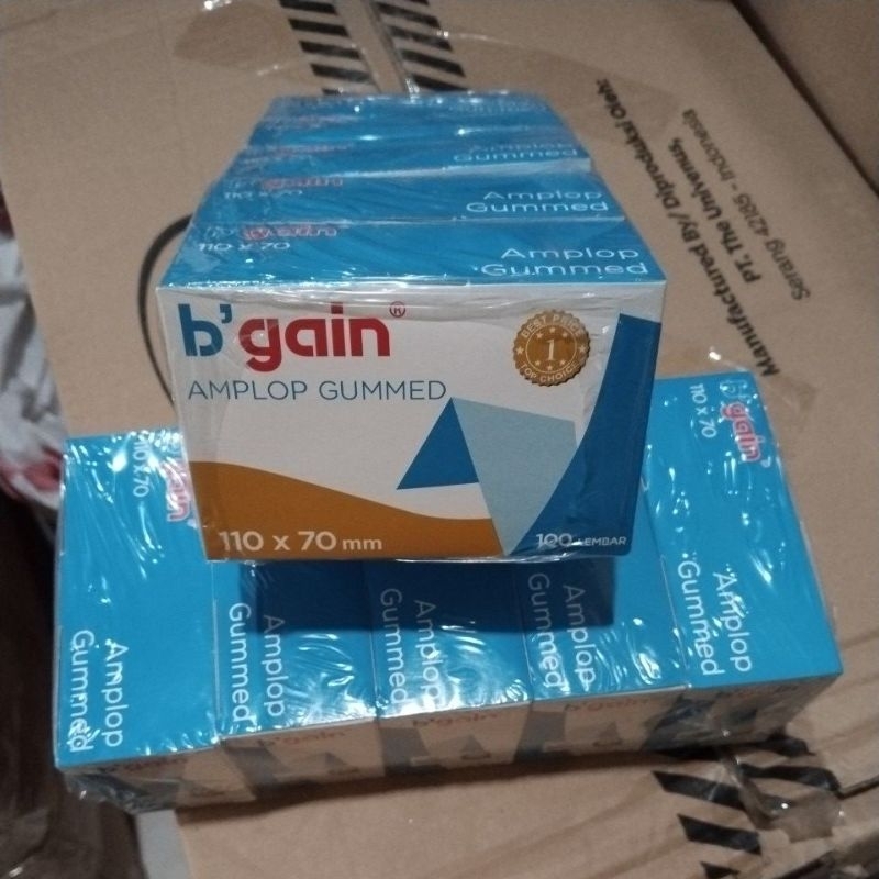 

(1SLOP = 5 PACK) AMPLOP KECIL b'gain 110 x 70