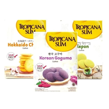 

TROPICANA SLIM Cookies (1box isi 5 sachet) 3 Varian Rasa