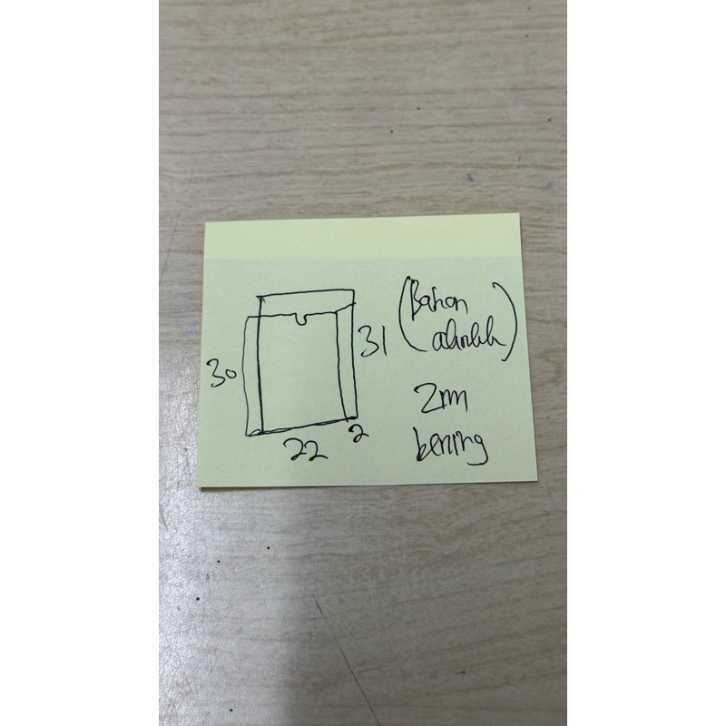 

ACRYLIC TEMPAT BROSUR 2MM A4 uk 31 x 21 cm