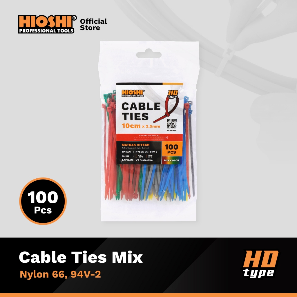 

Cable Ties Kabel tis Nylon / Pengikat kabel (WARNA CAMPUR) MURAH - BAGUS