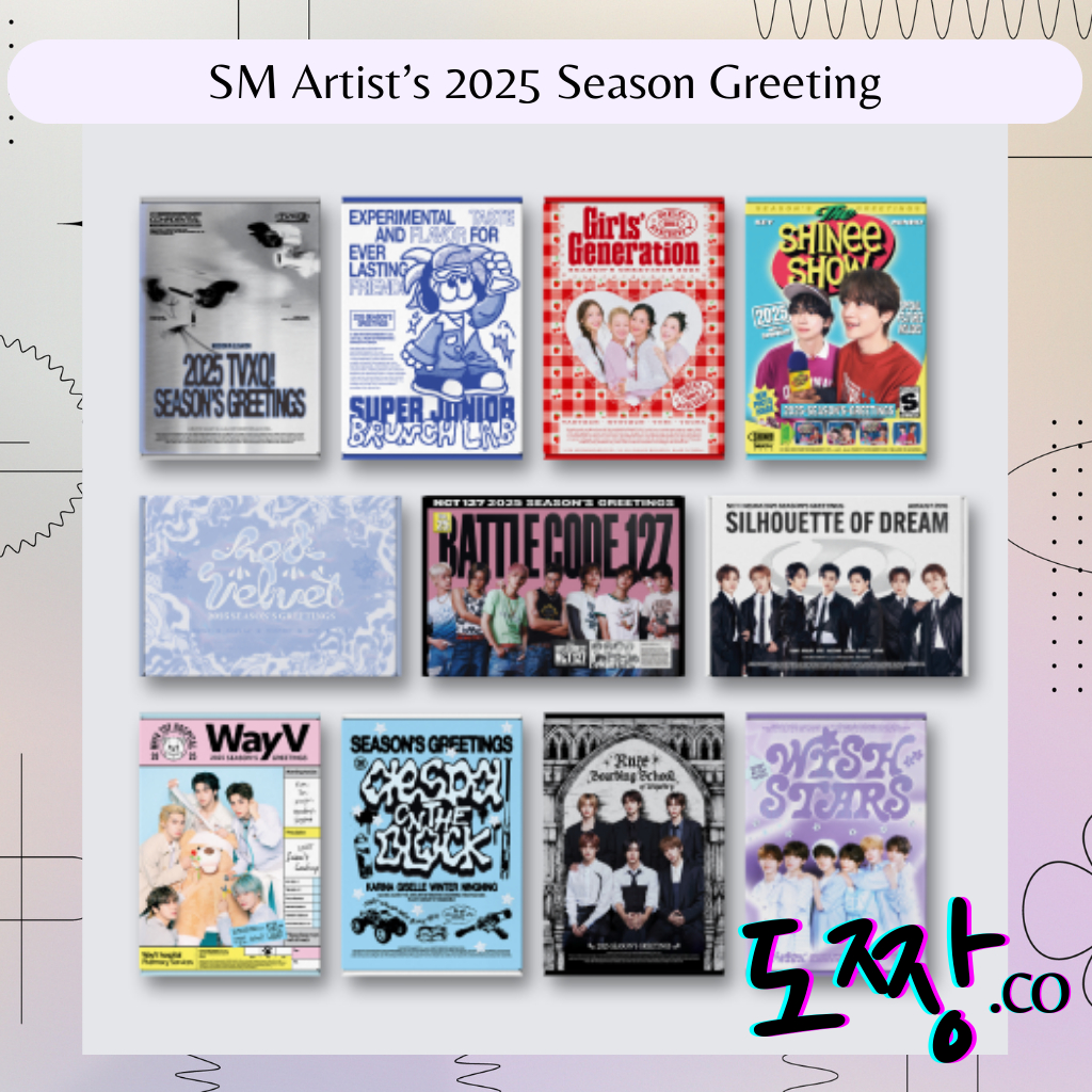 [READY STOCK] SM ARTIST 2025 SEASON GREETING SHARING NCT 127 NCT DREAM JAEHYUN DOYOUNG YUTA JUNGWOO 