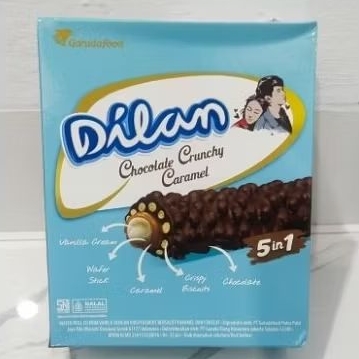 

Dilan chocolate crunchy caramel 5in1 ( 12 pcs)