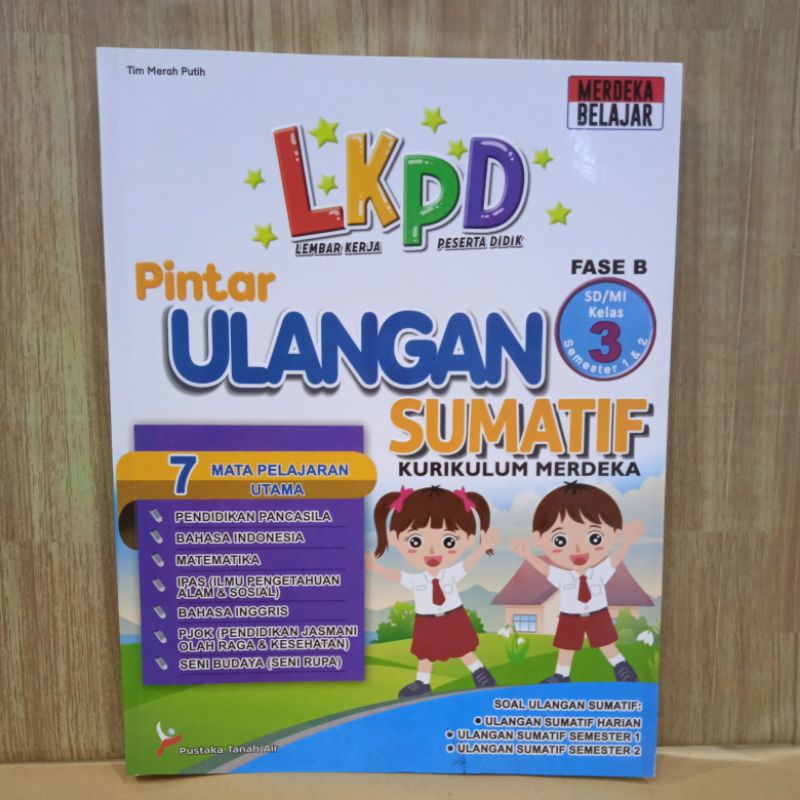 LKMD PINTAR ULANGAN SUMATIF KELAS 3 SD LKPD KURIKULUM MERDEKA