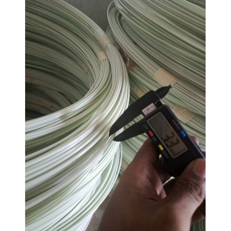 JERUJI FIBER PUTIH SUSU 3,3mm