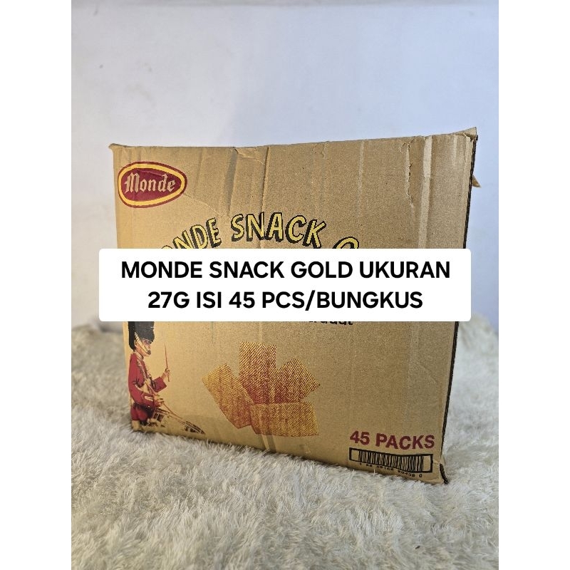 

Promo Murah Meriah!! Monde Snack Gold 1 Dus Isi 45 Packs