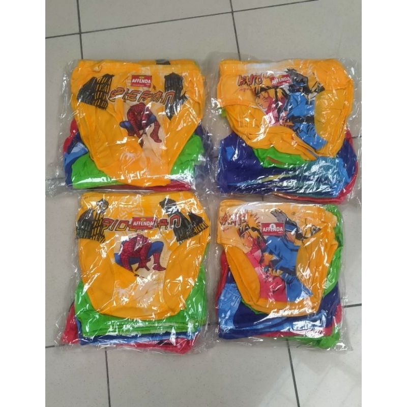 celana dalam anak karakter 1lusin