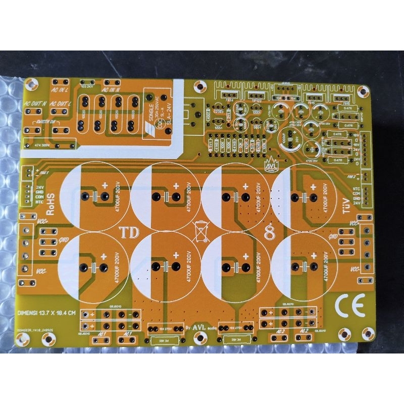 PCB PSU CLASS TD 8 ELKO
