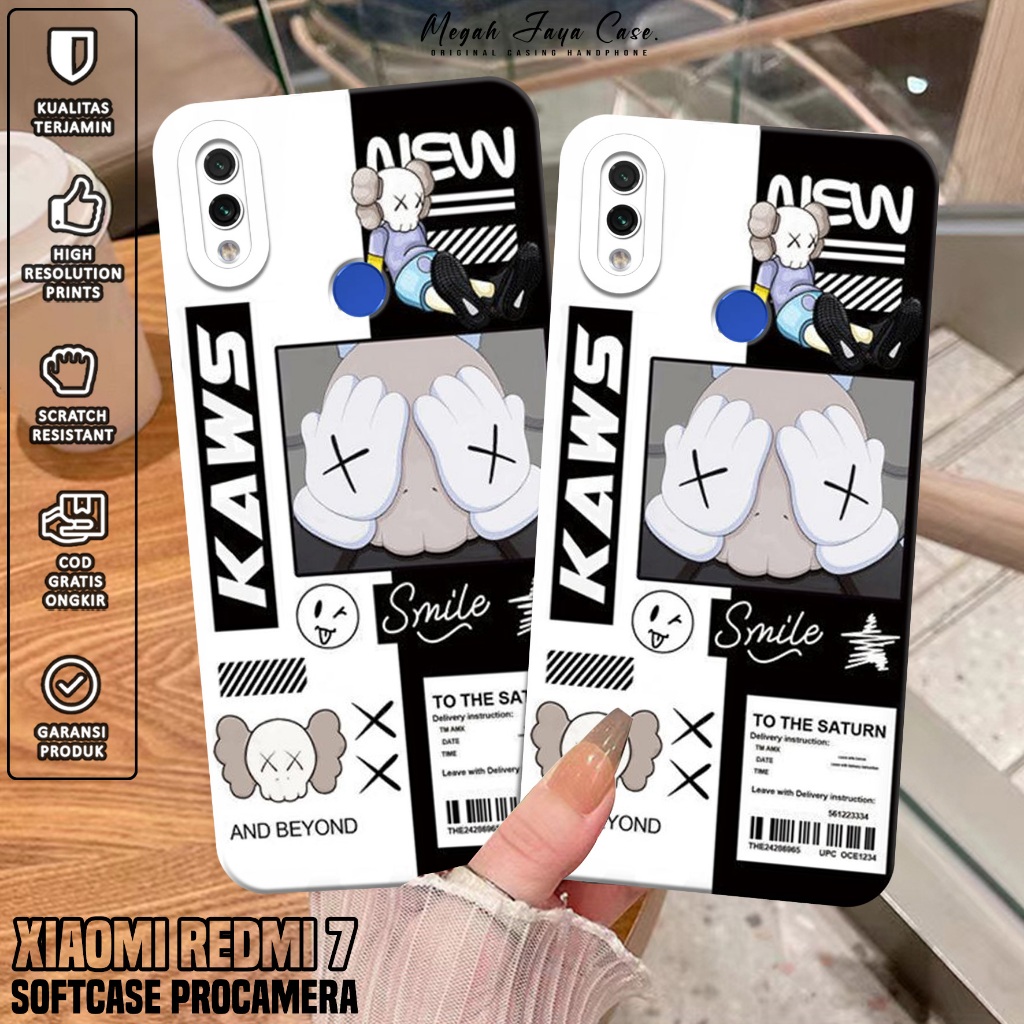 Case Xiaomi Redmi 7 - Casing Hp Xiaomi Redmi 7 Motif AES - Silikon Hp - Softcase Hp Redmi 7