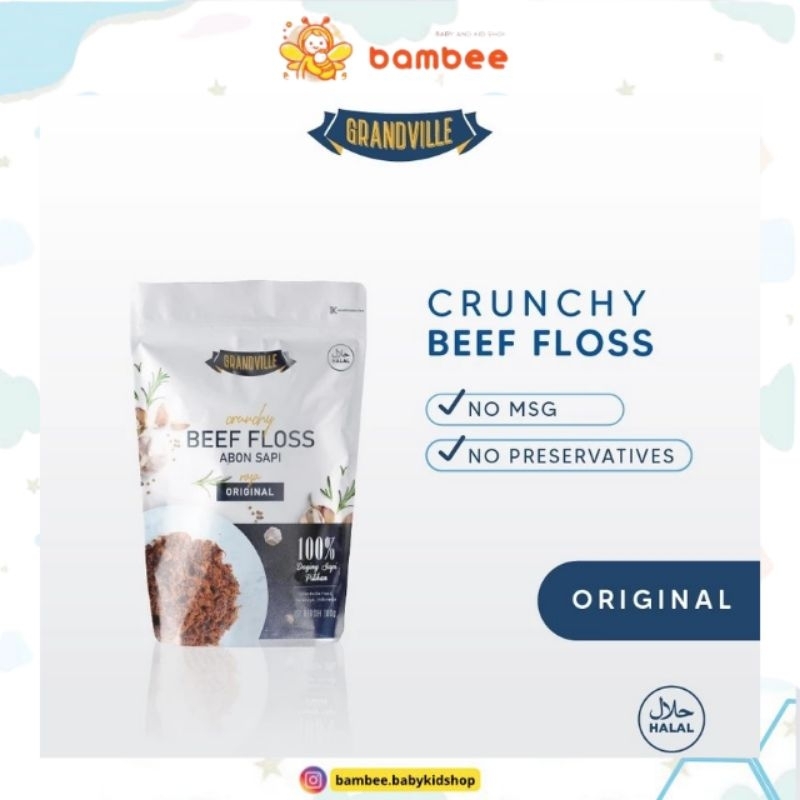 

Grandville Abon Sapi Crunchy Beef Floss Original / Spicy 100gr