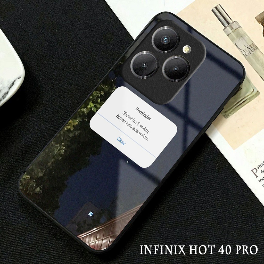 Softcase Glossy Glass Infinix Hot 40 Pro Terbaru [GC37 ] Casing Handphone Infinix Hot 40 - Pelindung
