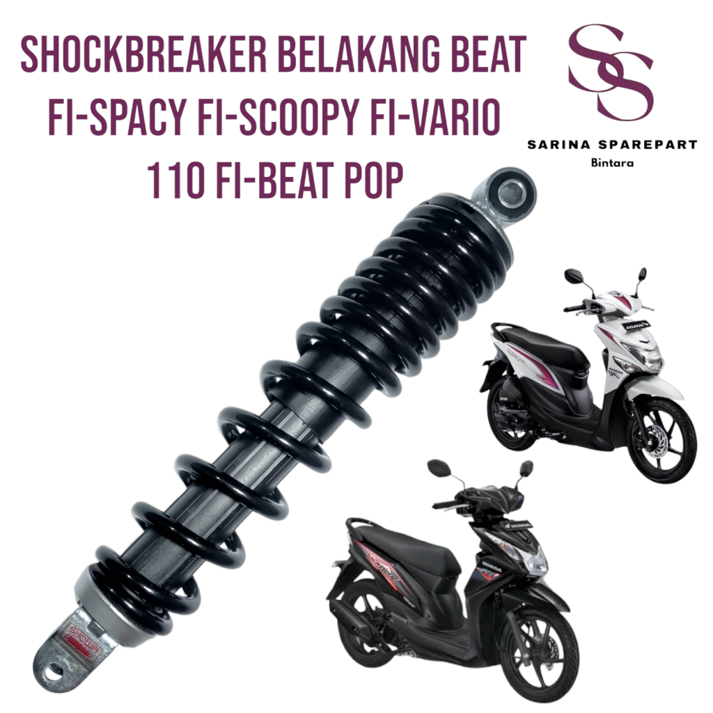 Shockbreaker Belakang Beat FI Spacy FI Vario 110 FI Shockbreaker Belakang Scoopy FI Beat Pop