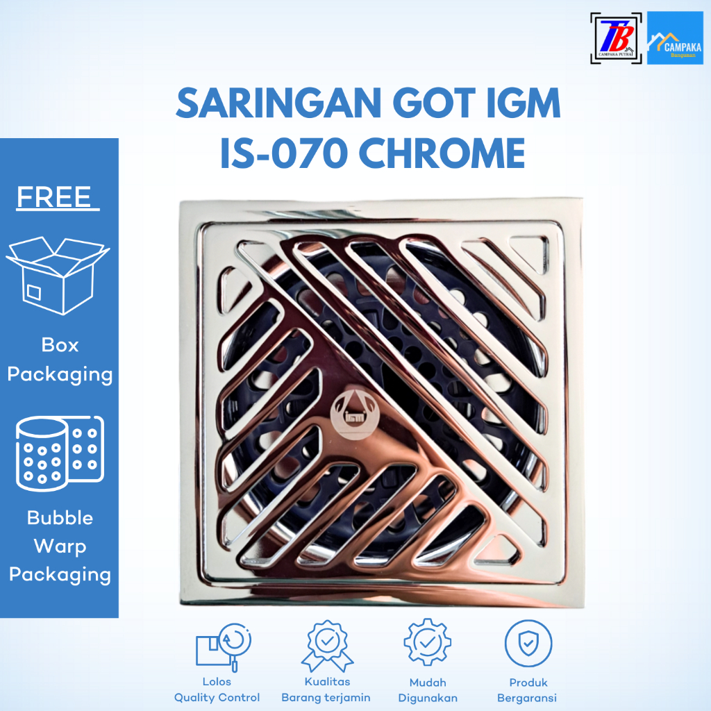 Saringan Got IGM Type IS-070 Warna Chrome