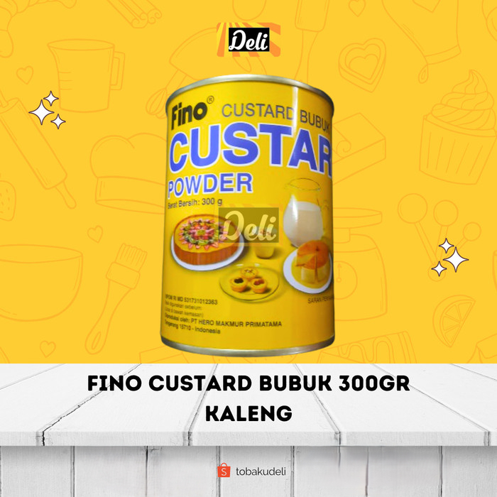 

Fino Tepung Custard Bubuk Powder Kaleng 300gr