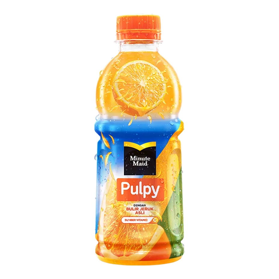 

MINUTE MAID JUICE PULPY ORANGE BOTOL 300ML