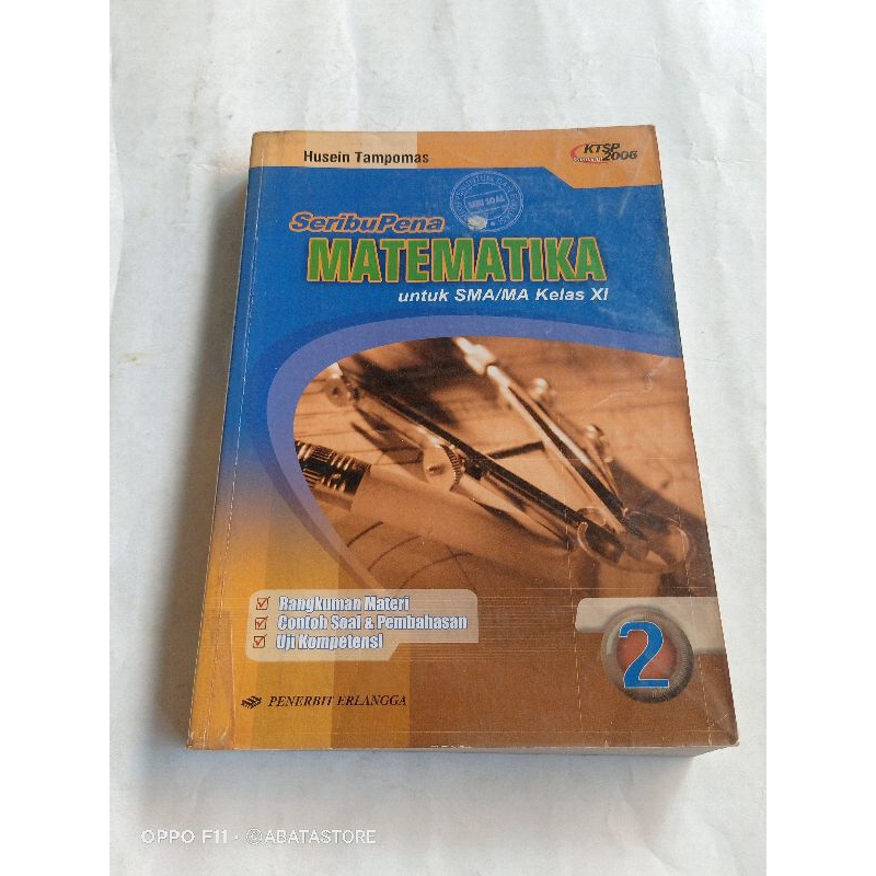 BUKU SERIBUPENA MATEMATIKA SMA MA KLS XI KTSP 2006 HUSEIN TAMPOMAS