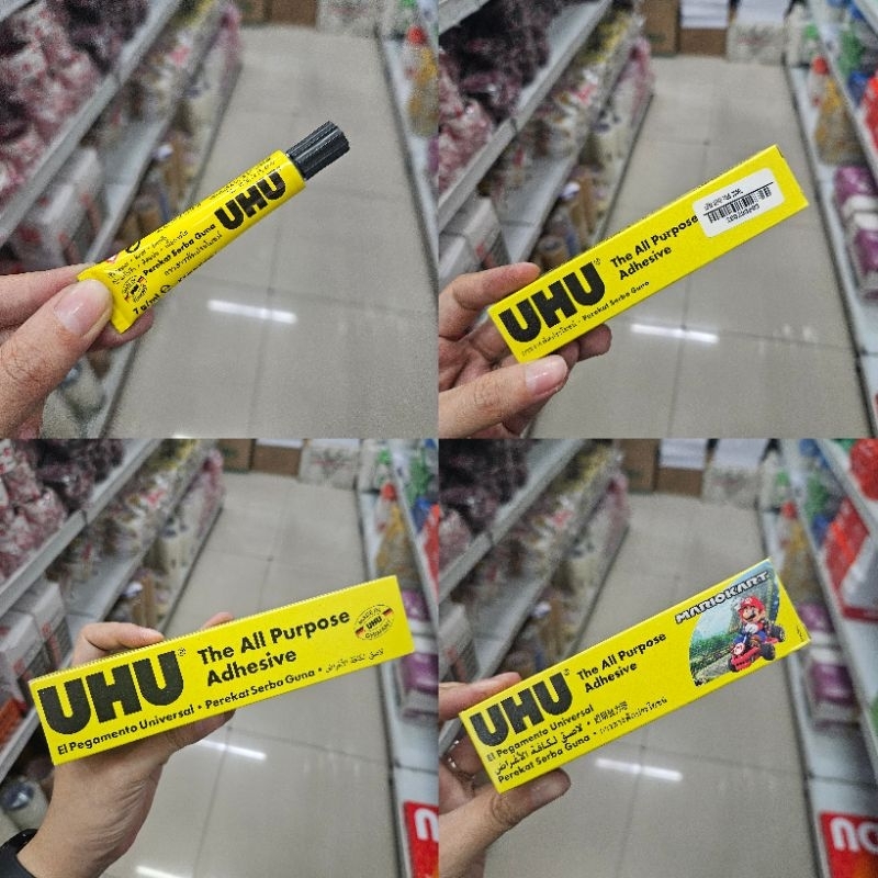 

lem cair liquid glue UHU multi purpose lem serbaguna multiguna (7ml, 20ml, 35ml, 60ml)