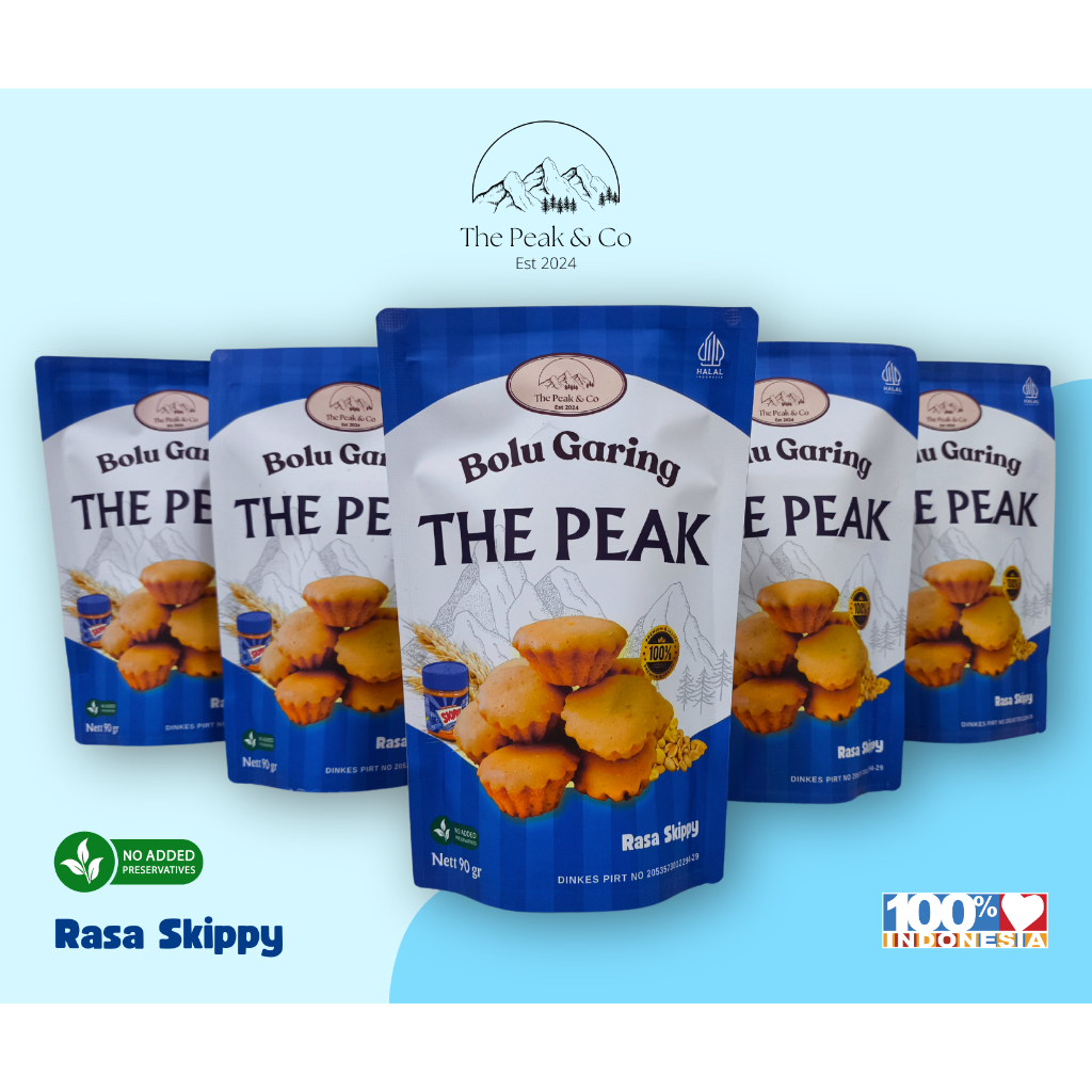 

BOLU THE PEAK — Bolu Kering Garing Pertama Di Indonesia — Edisi Pouch — Berbagai Varian Rasa