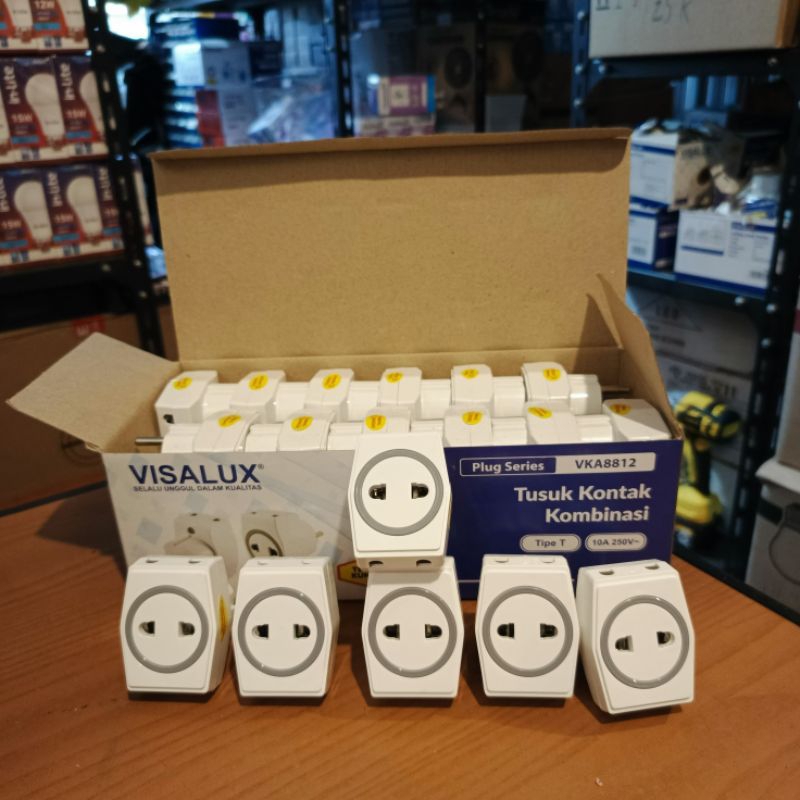 STEKER T MULTI VISALUX  ASLI KUNINGAN