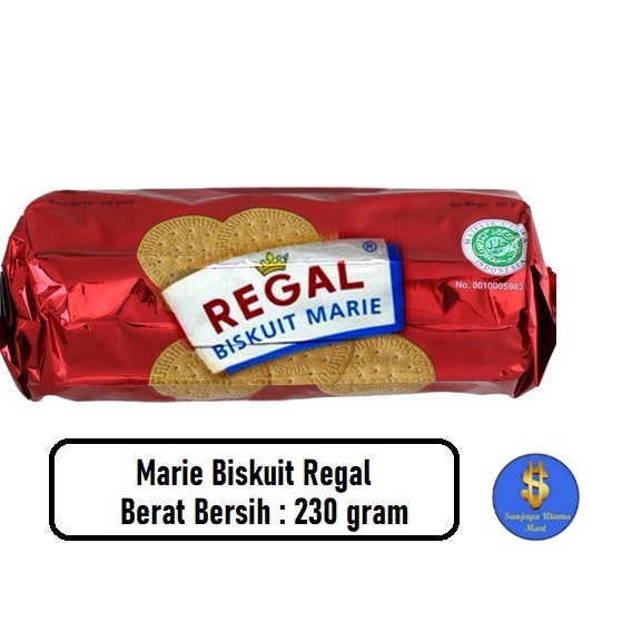 

KUE MARIE REGAL BISCUITS 230GR BISKUIT REGAL MARIE MARI SARAPAN BREAKFAST SUSU