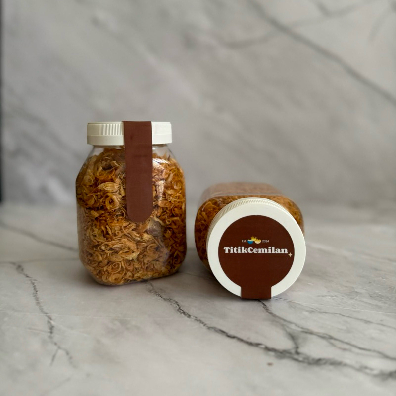 

Bawang goreng 100% Kriuk Bawang sumenep 130gram PREMIUM Toples