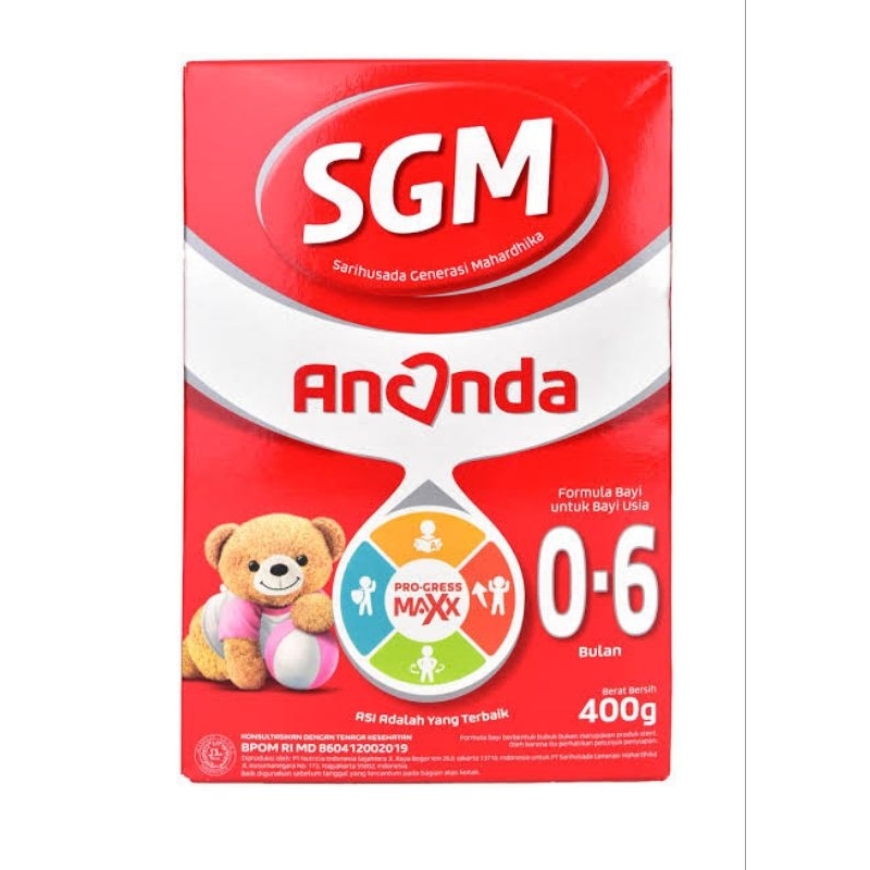 

Susu SGM ANANDA 0-6 bulan