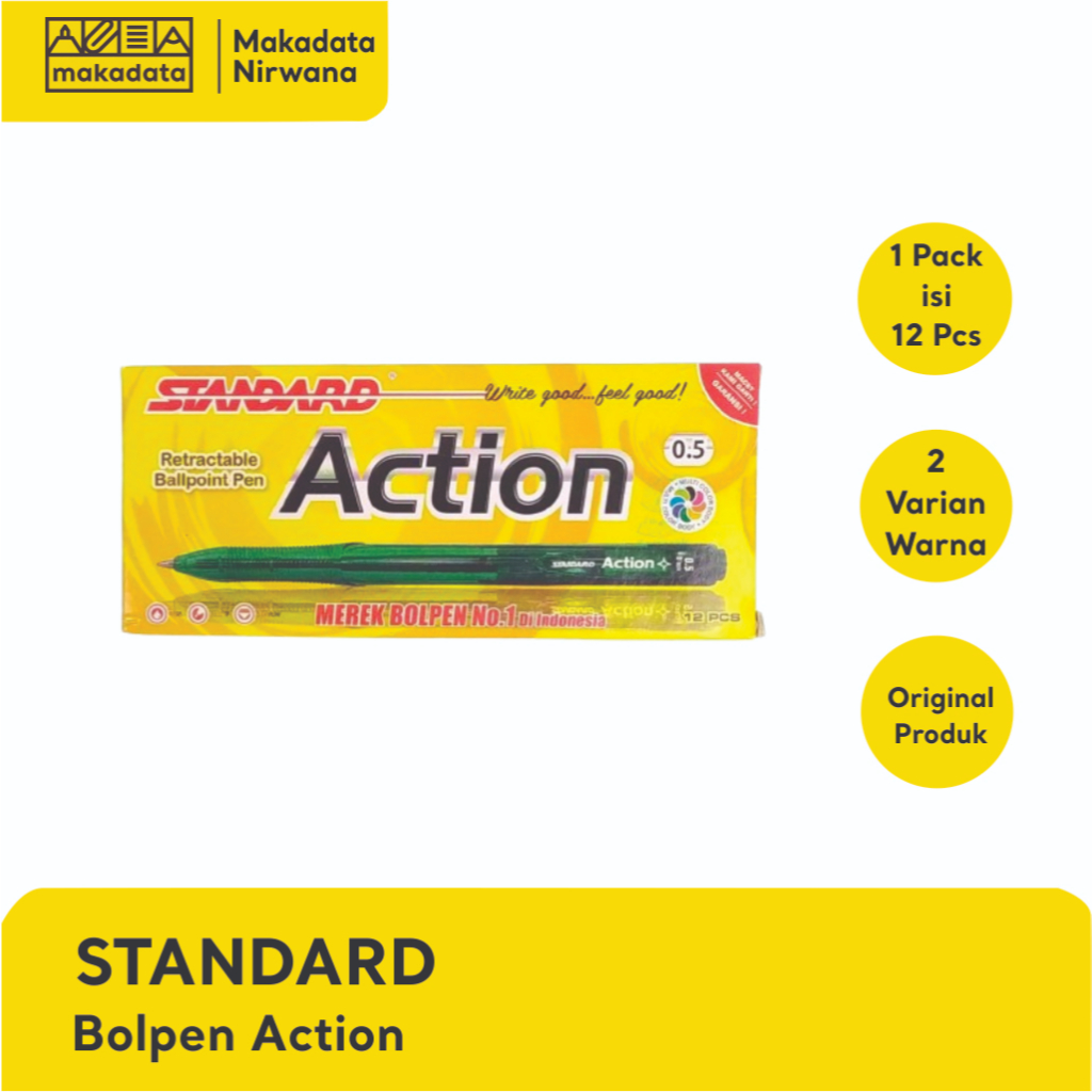 

STANDARD PULPEN/BOLLPOINT/PULPEN ACTION (1 PACK)