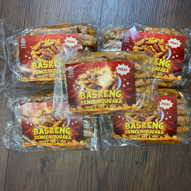 

120 RENCENG = 2 BAL BASRENG JUARA (ORIGINAL & PEDAS)