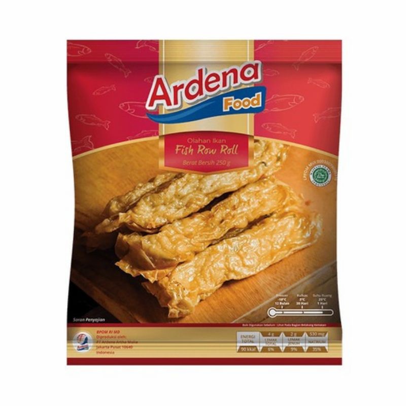 

Fish Roll Ardena 500 Gram | Ardena Fish Row Roll | Ikan Olahan Ardena - 1KG