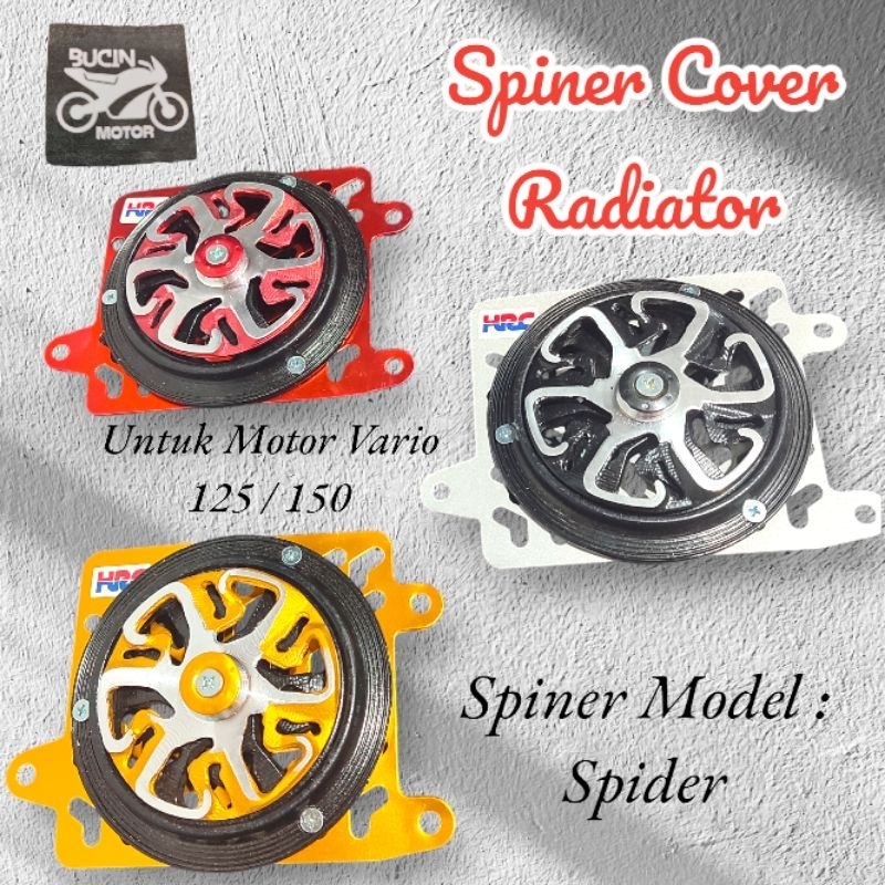 Cover Radiator Spinner Spider Vario 125 150 Tutup Radiator Set Spinner Spiner Pendingin Radiator Var