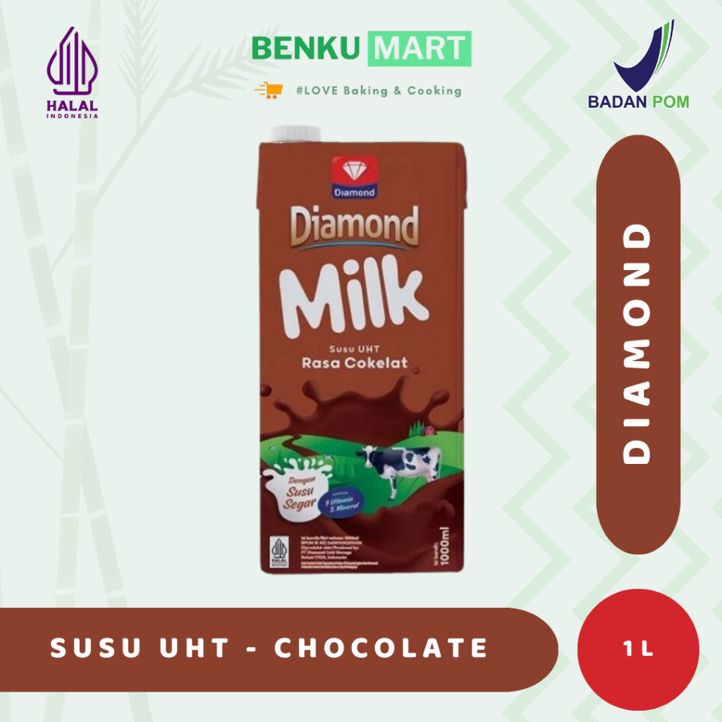 

Susu UHT Diamond Chocolate 1 L | Susu Coklat