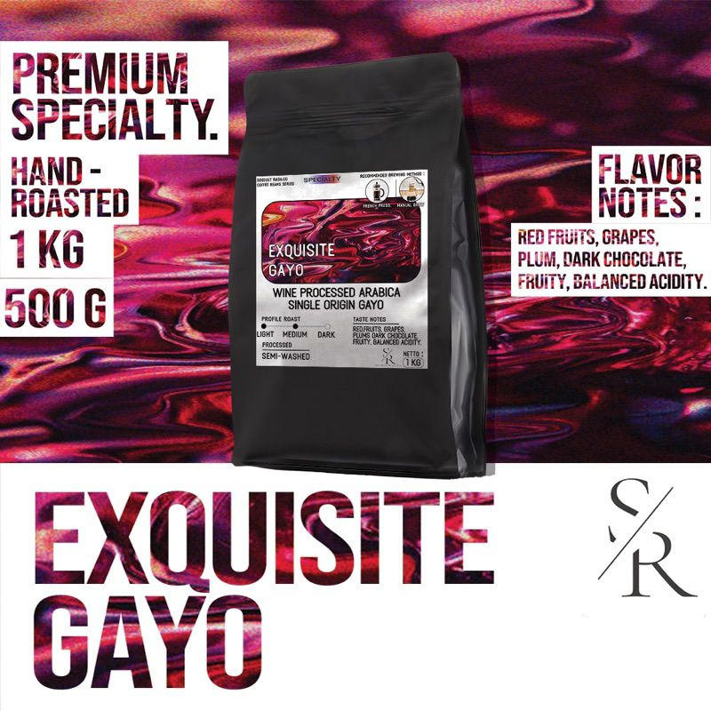 

BIJI KOPI SOEDOET RASA.CO PREMIUM WINE PROCESSED SINGLE ORIGIN GAYO